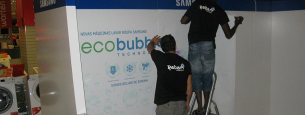 Produção Stand Samsung Worten Colombo