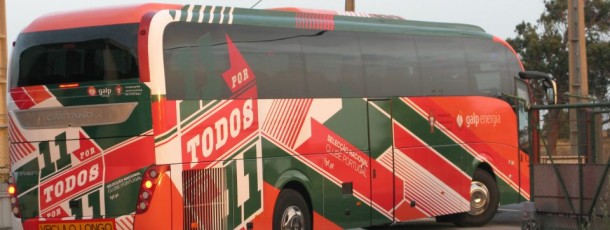 Decoração Autocarro Seleção Nacional