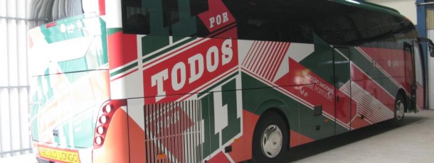 Decoração Autocarro Seleção Nacional