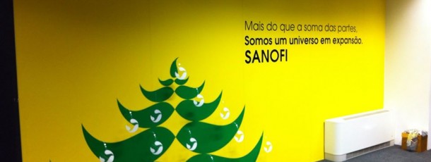 Decoração Natal Sanofi